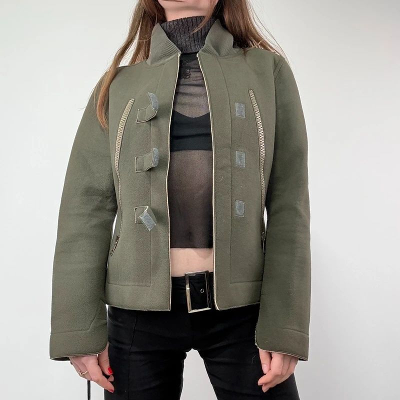 Khaki Cop Copine military jacket