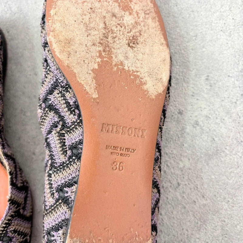 Vintage Missoni ballet flats