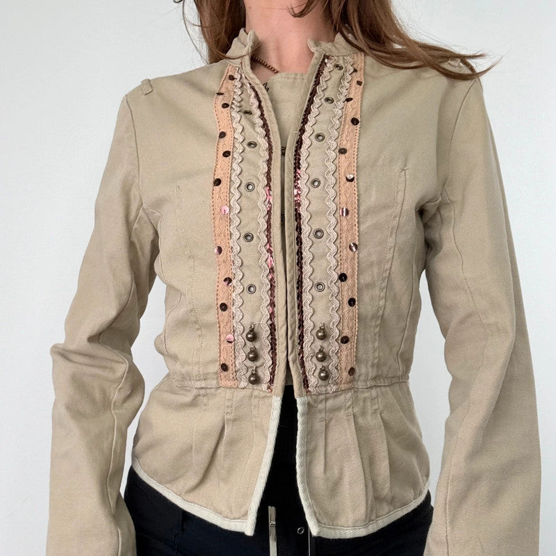 Napoleonic fitted lace corset jacket