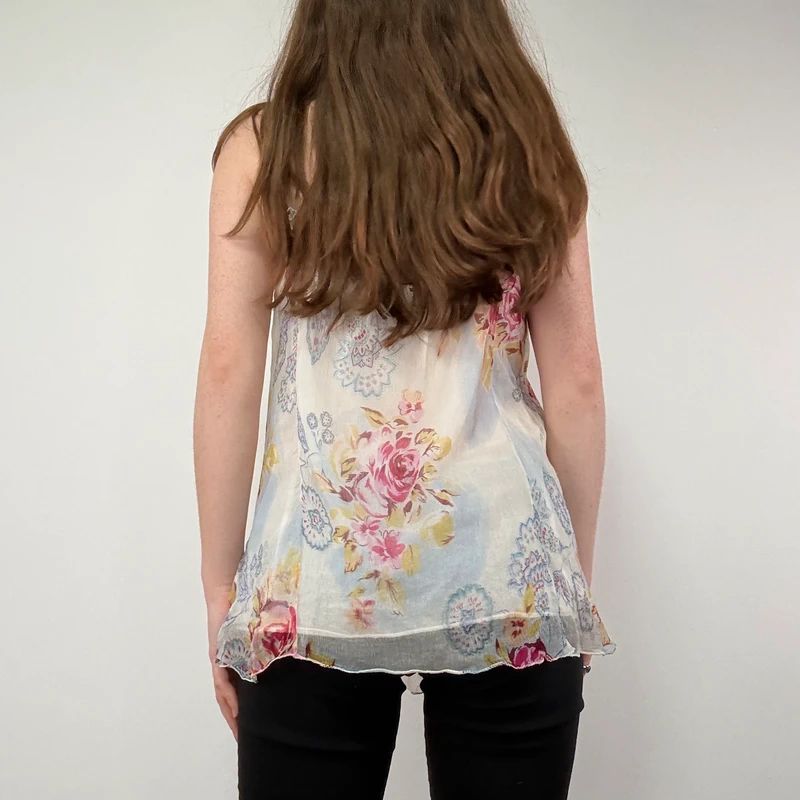 Floaty Fairy Sheer Silk Cami Vest