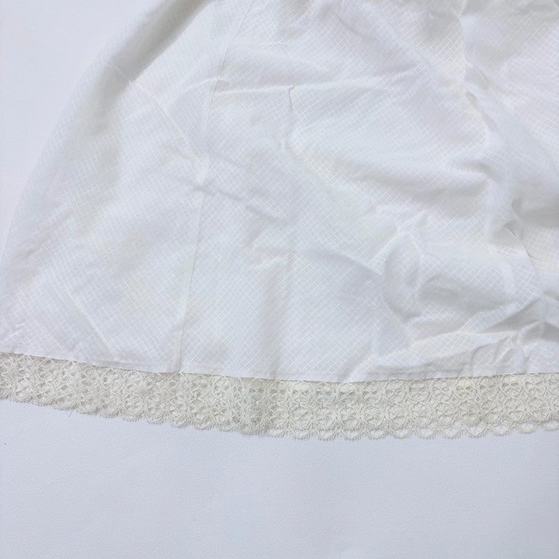 sheer white antique lingerie lace dress