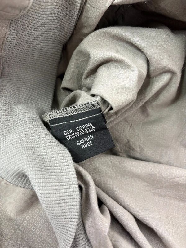 khaki Cop Copine long sleeve puff utility dress