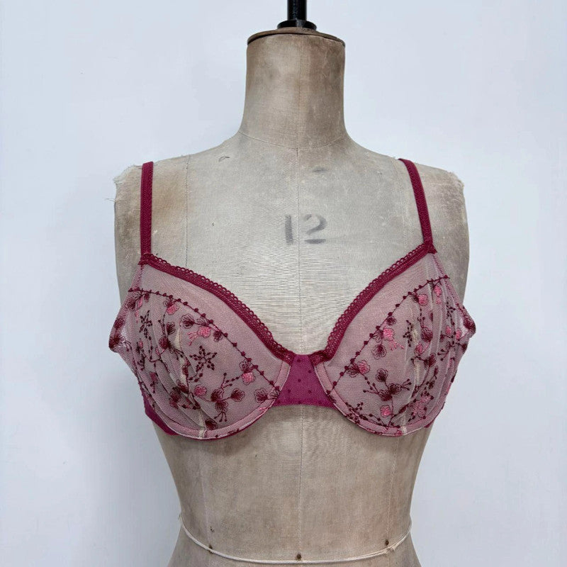 sheer lace kenzo bra