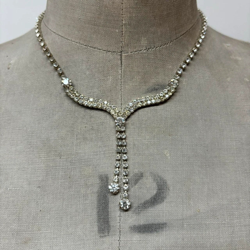 Diamante regency 90s necklace