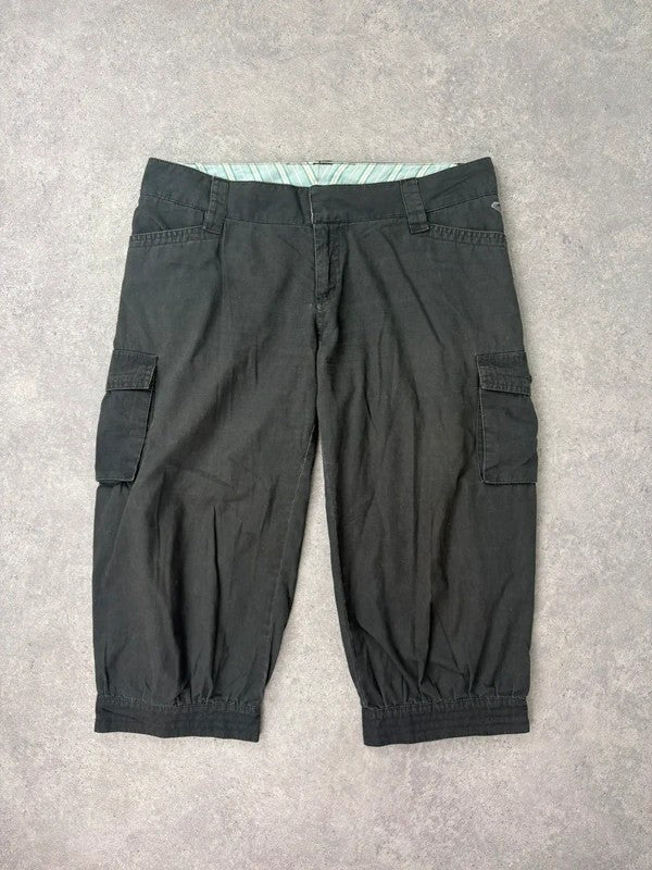 Low rise grey cotton capri bloomers