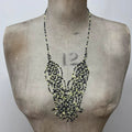 Beaded gothic chandiler necklace