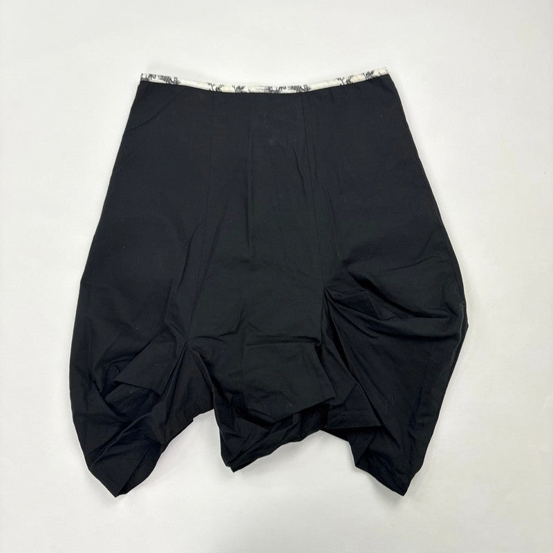 Cop Copine black pleated structured skirt