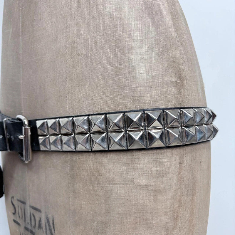 Black Studded Belt