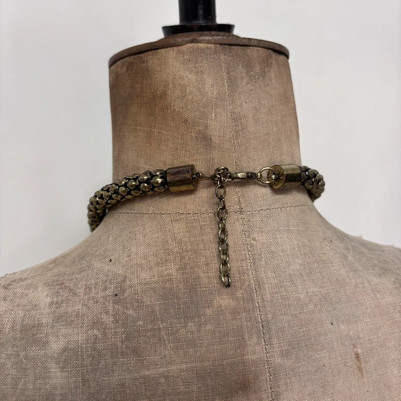 chunky oversized gold necklace