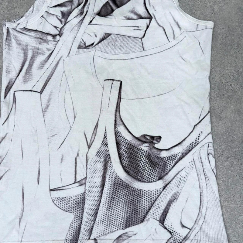 Maison Margiela graphic print vest MM6