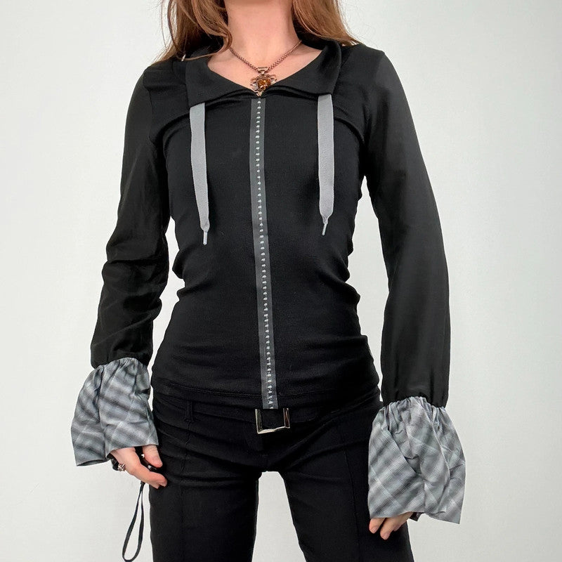 Cop Copine black structured top