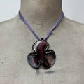 Chunky glass crystal pendant