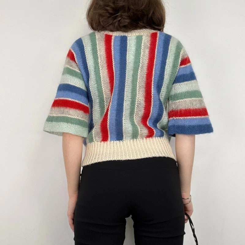 vintage 70s mohair flared jumper