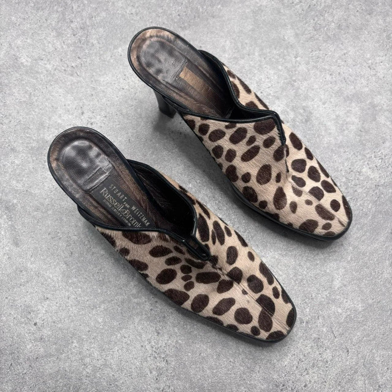 pony hair cow hide mule heels