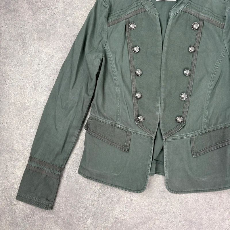 khaki military napoleonic fitted regency jacket