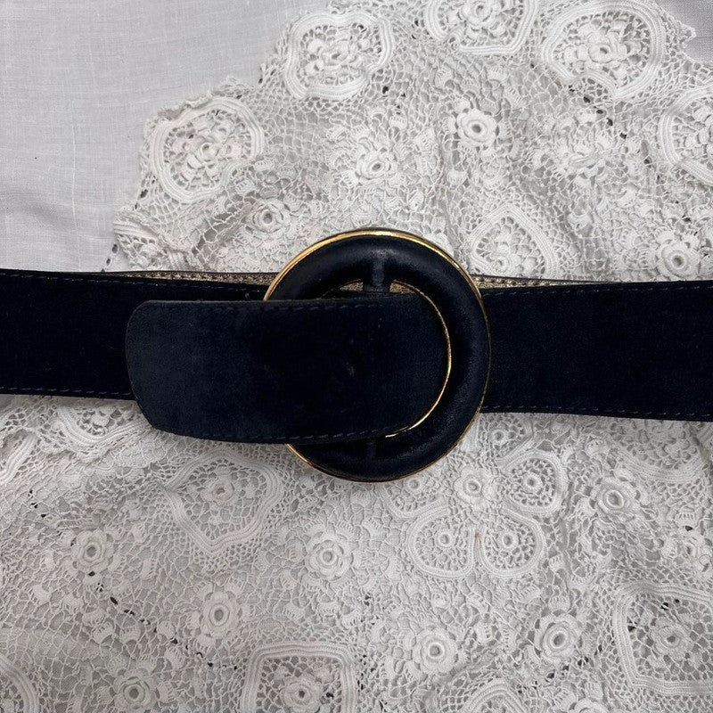 thick suede belt