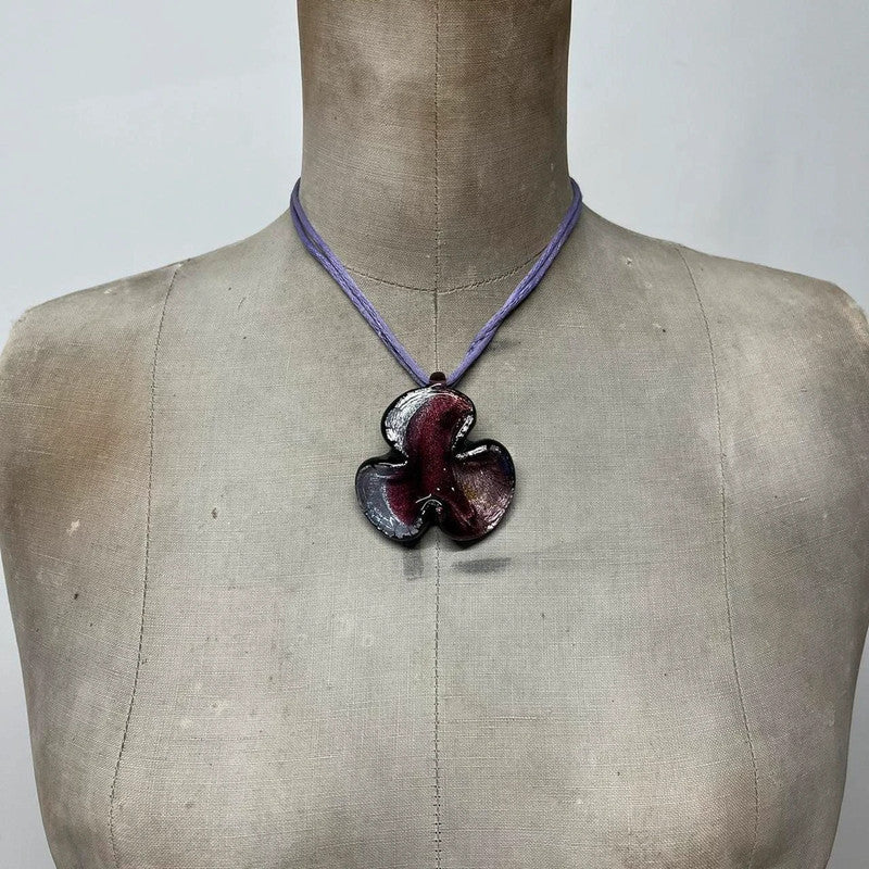 Chunky glass crystal pendant