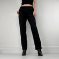 Black Cop Copine straight leg trousers