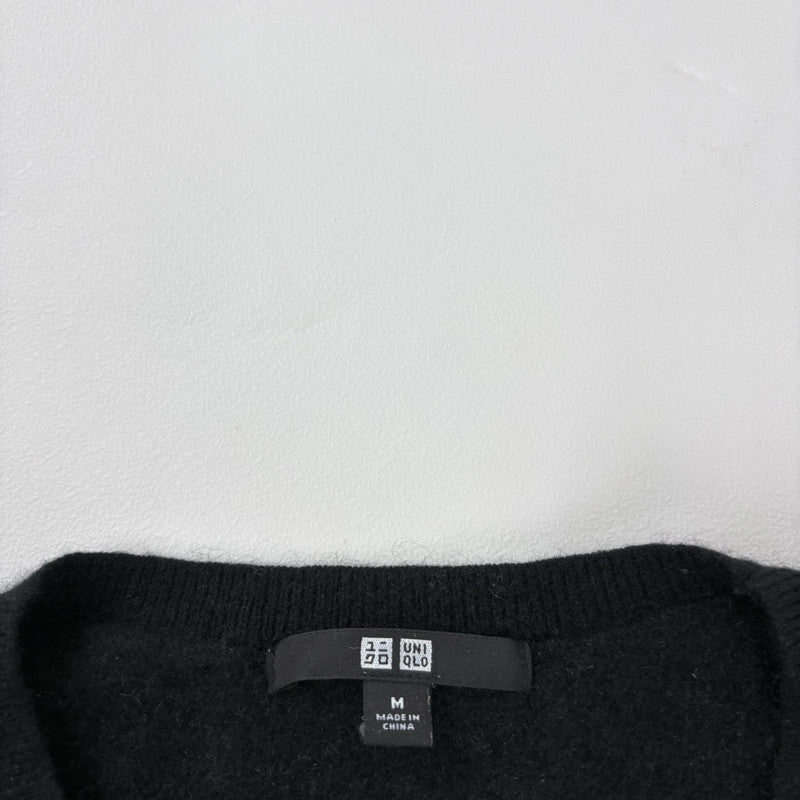 Black slouchy 100% cashmere jumper