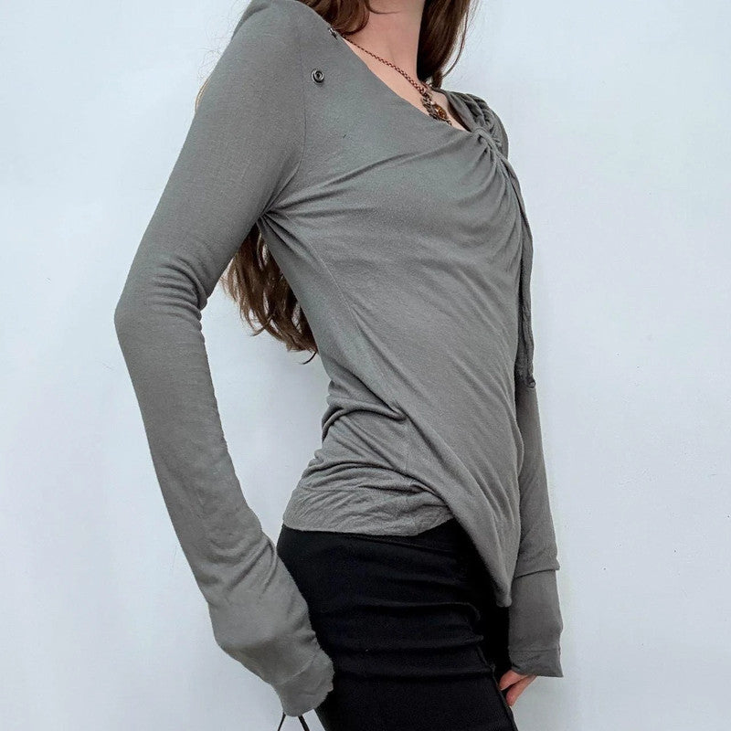 grey studded slouchy Miss sixty t-shirt