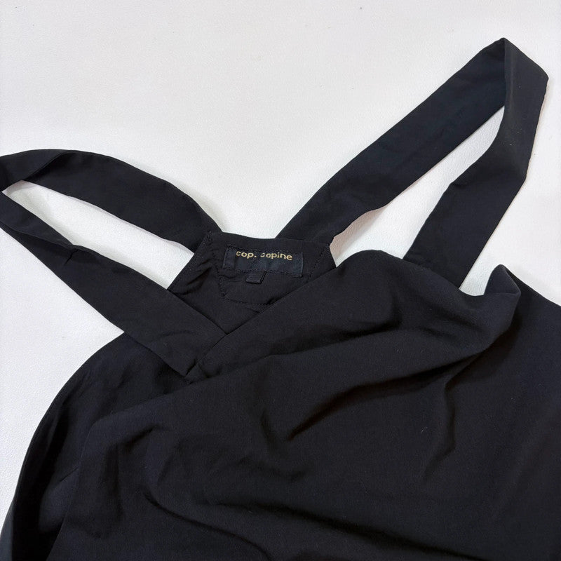 Black Cop Copine slouchy mini dress