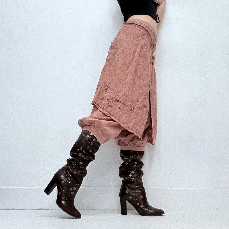 Cop Copine layered skirt trousers