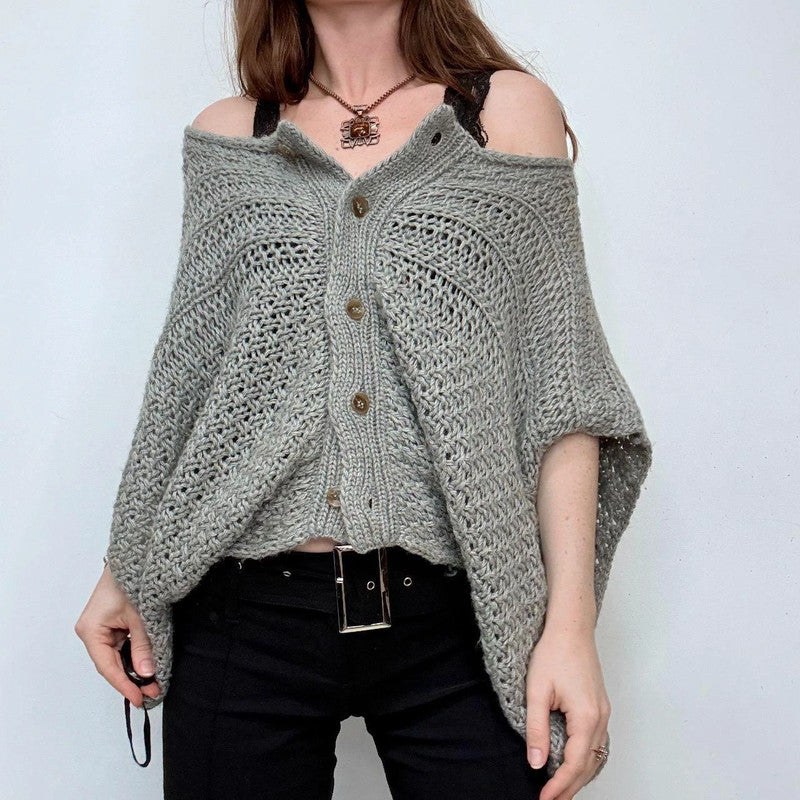 Diesel chunky knit slouchy cardigan