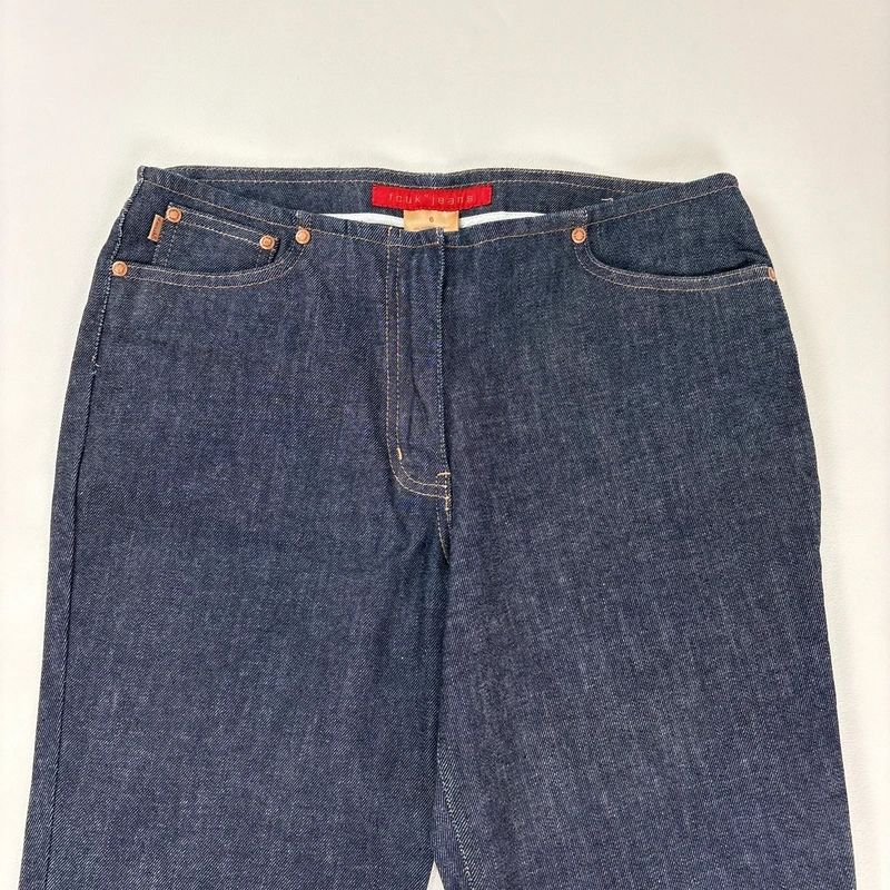 dark wash salvage denim FCUK jeans