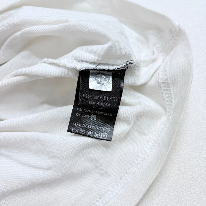 Philipp Plein graphic white short sleeve t-shirt