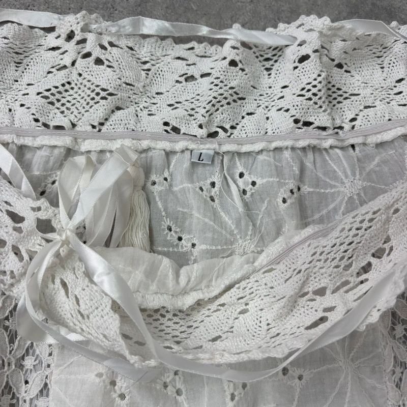 white lace embroidered off the shoulder lace blouse
