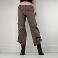 Cop Copine brown wide leg trousers