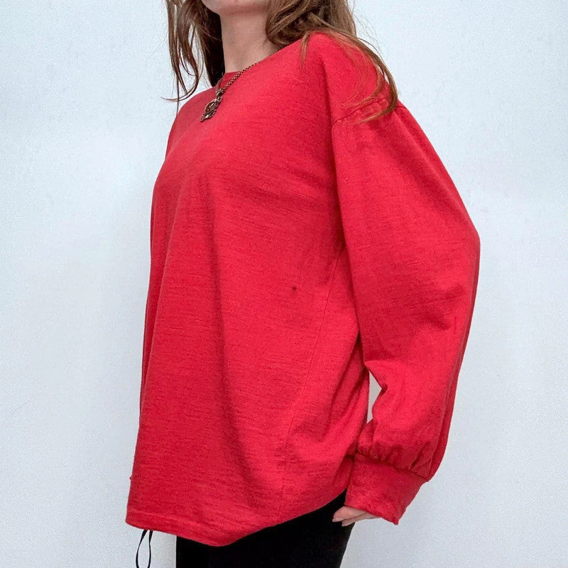 red Prada wool long sleeve top jumper