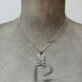 coquette gemstone diamante necklace