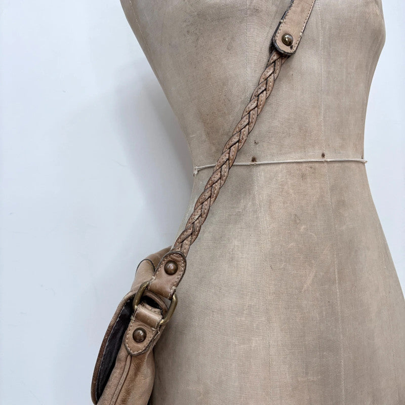 tan leather cross body bag