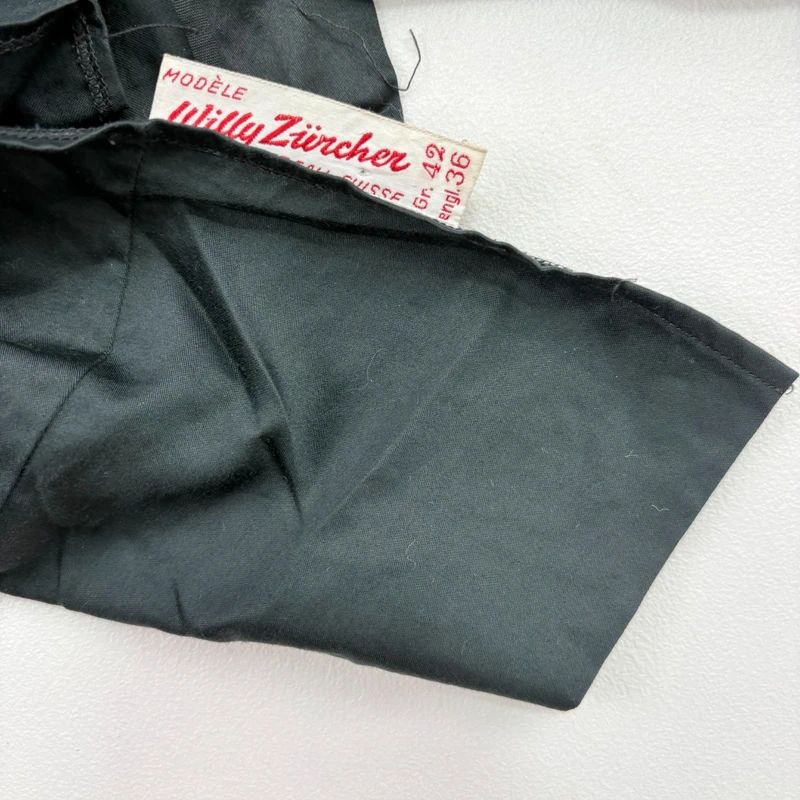 Black Lace puff antique Blouse