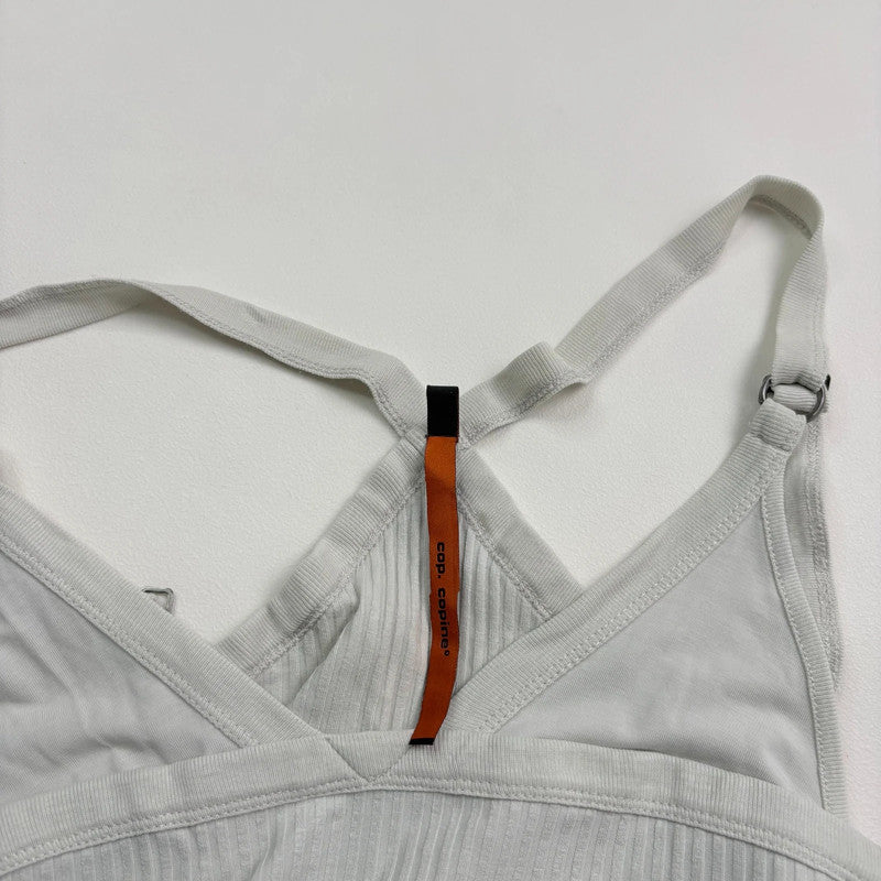 Cop copine pleated ribbed vest top