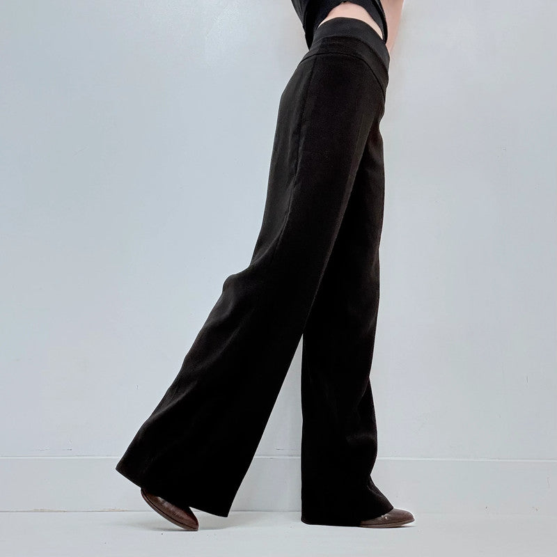 Cop Copine black flared suit trousers
