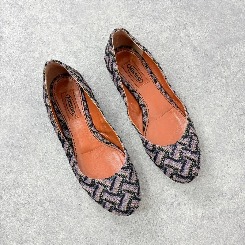 Vintage Missoni ballet flats