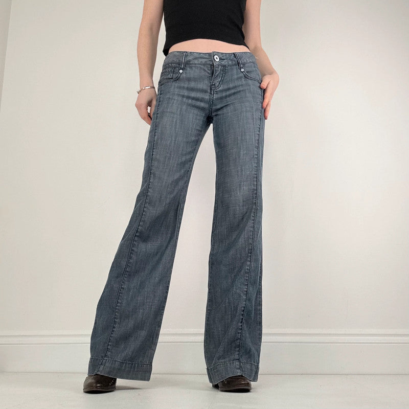 wide leg flared  bootcut jeans