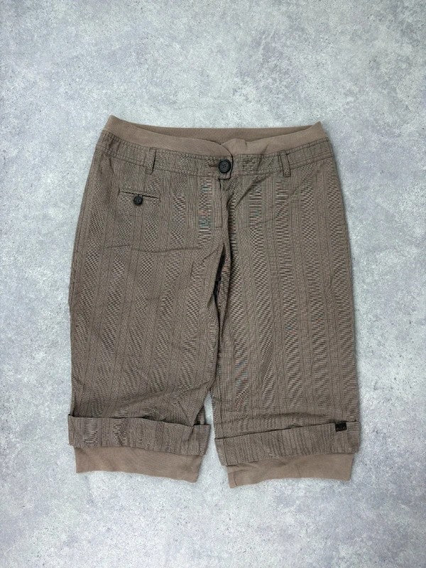 Cop Copine brown cropped capri pants