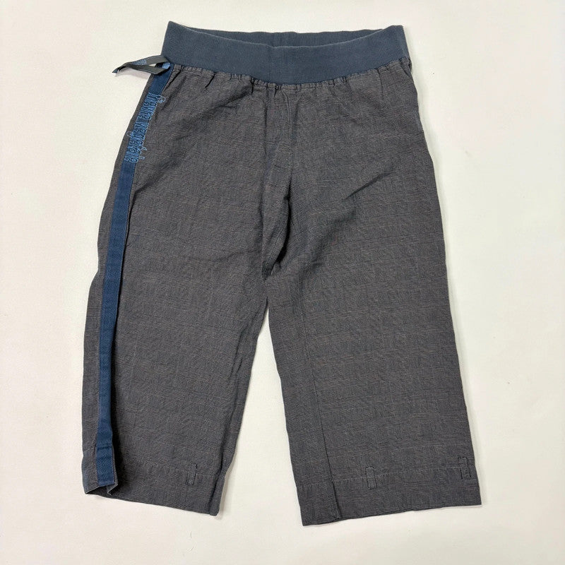 cop copine flared wide leg capri pants