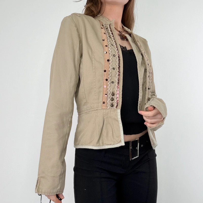 Napoleonic fitted lace corset jacket