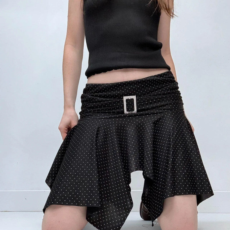 polka dot flutter mermaid skirt