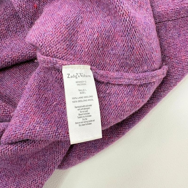 Zadig & voltaire oversized wool jumper