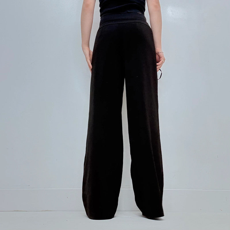 Cop Copine black flared suit trousers