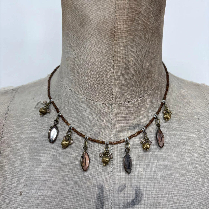 beaded fairy necklace
