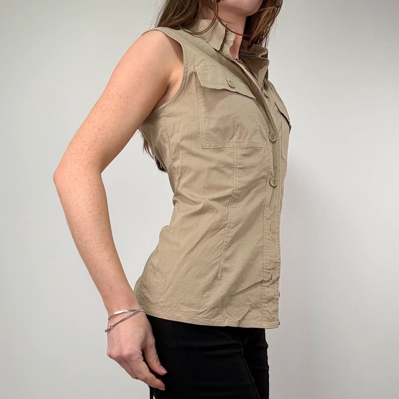 Cargo fitted tan Dolce & Gabanna shirt