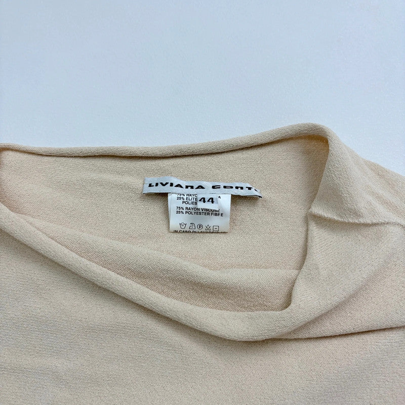 structured cream knit jumper