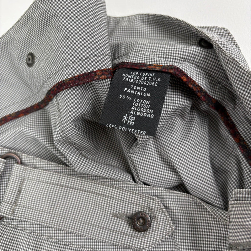 Cop Copine napoleonic grey pinstripe utility trousers