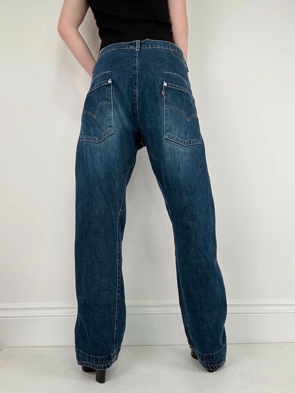 Levis engineered twisted jeans